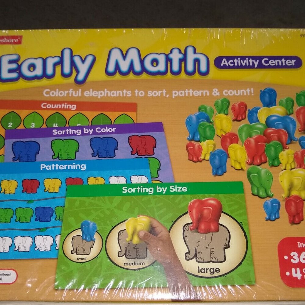 LAKESHORE: Early Math Activity Center #FF186 Ages 2+ New sealed